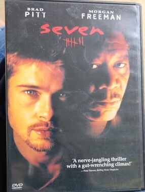 Seven DVD Movie - Brad Pitt & Morgan Freeman